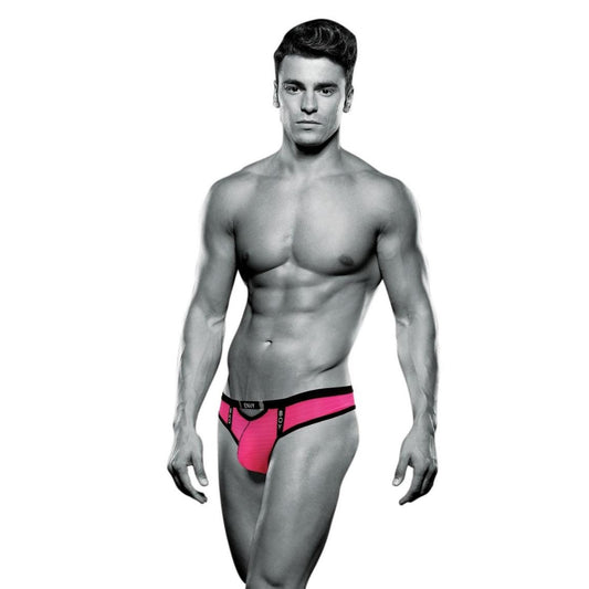 ENVY BAD BOY THONG - PINK - M/L