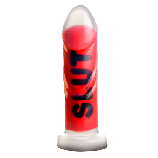 Master Series SLUT Silicone Dildo
