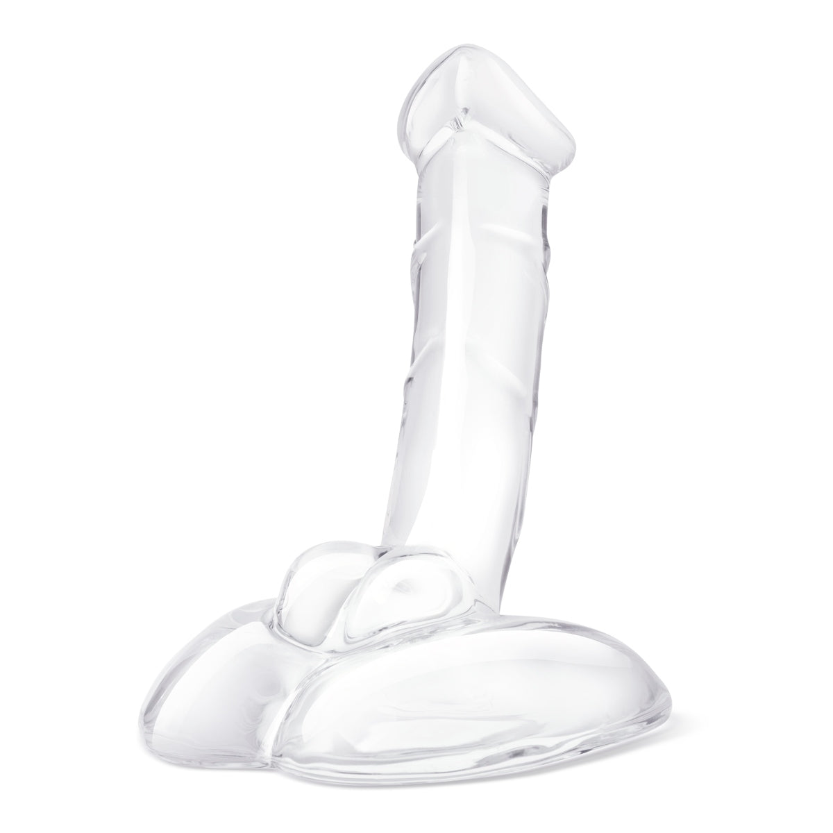 Glas 7.5inch Rideable Standing Glass Cock With Stability Base