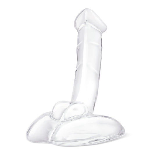 Glas 7.5inch Rideable Standing Glass Cock With Stability Base