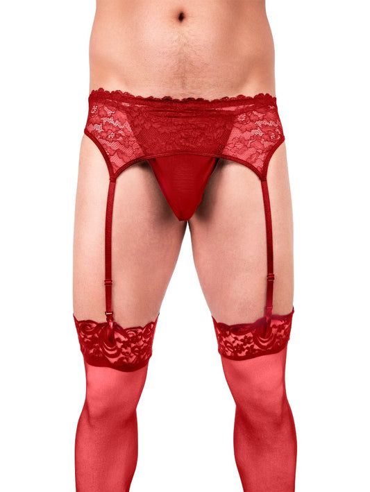 Prowler Red Lace Garter Set Xxlarge
