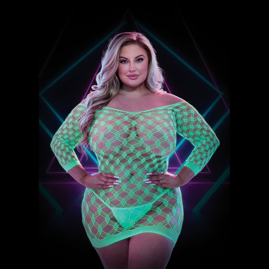 Lapdance Glow In The Dark Mini Dress 1 Q