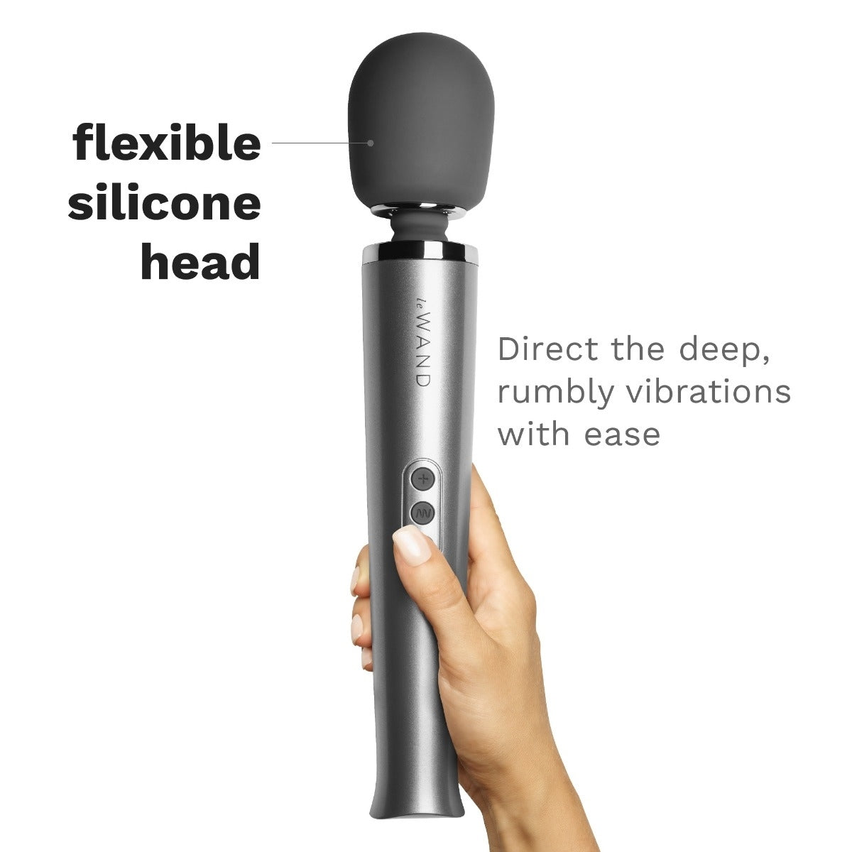 Le Wand Rechargeable Massager Grey