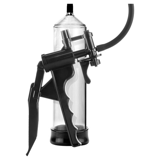 Me You Us Trigger Suction Penis Pump Black Clear