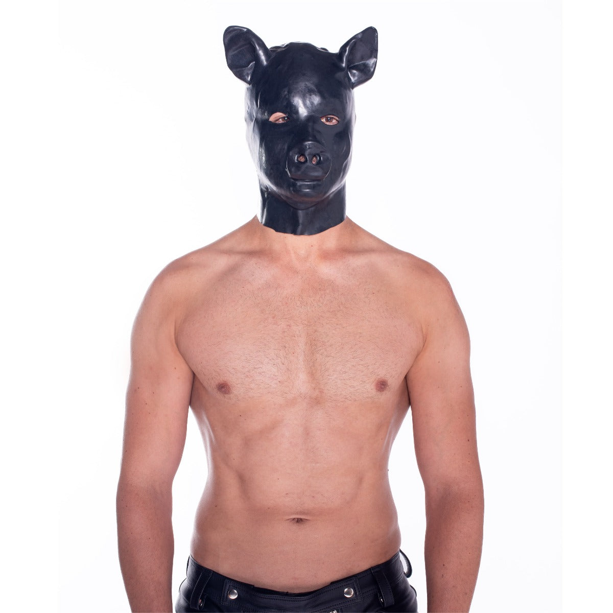 Prowler RED Latex Pig Hood