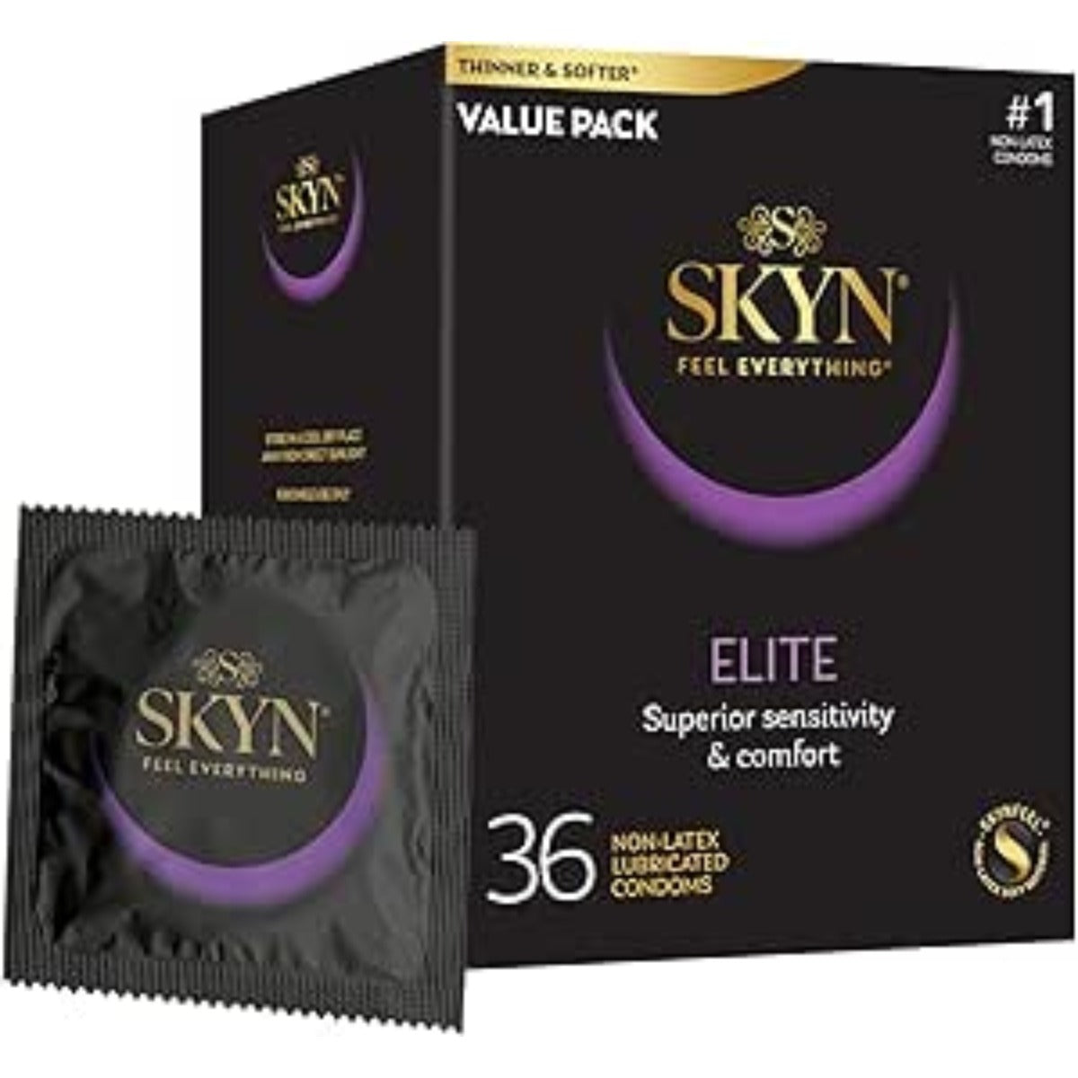 36 Skyn Elite Latex Free Condoms