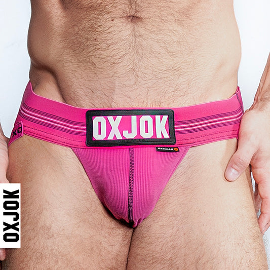 Oxballs Slingjock Upthrust Slider-Strap Jock PINK SKY SMALL