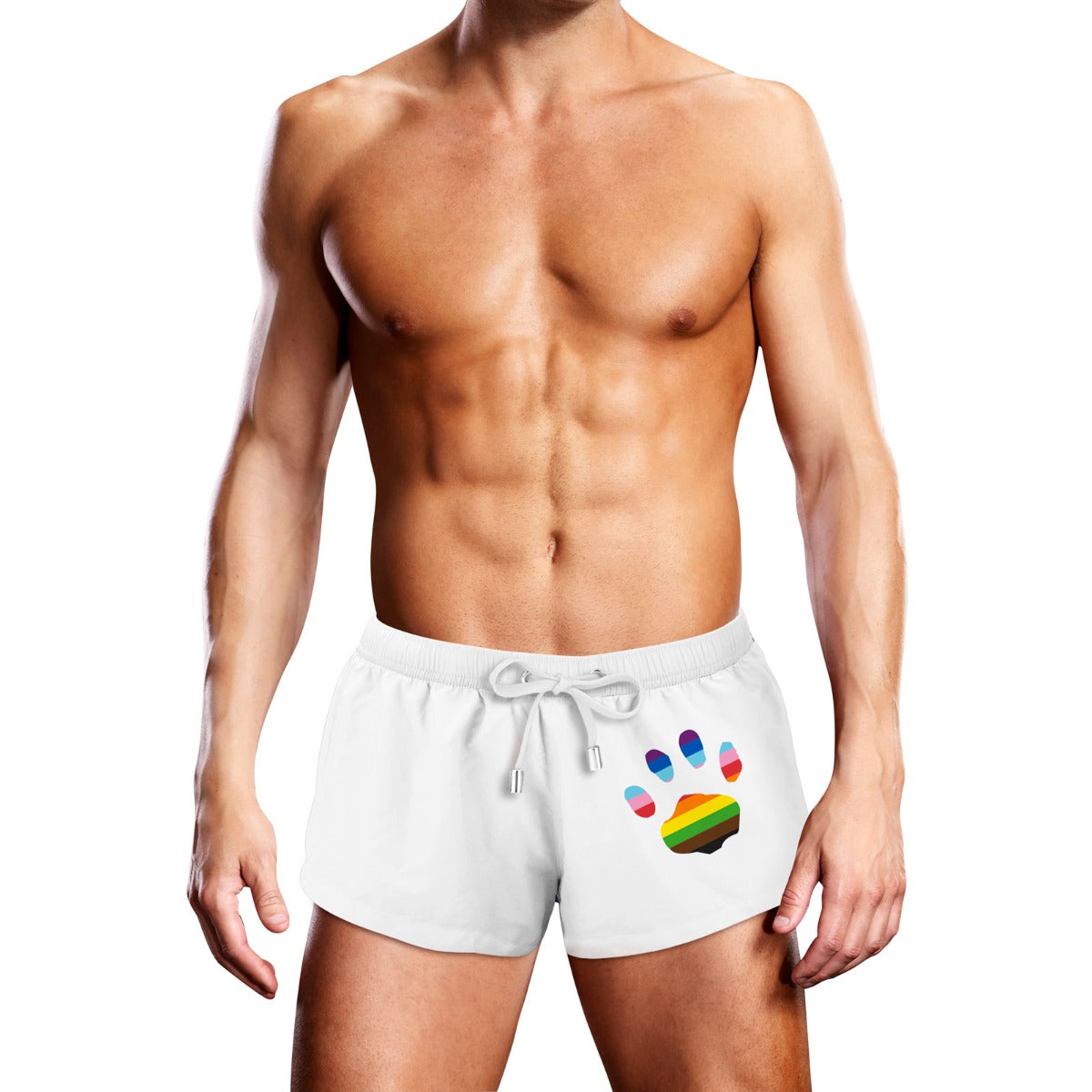 Prowler Swim Trunk White Oversized Paw Xlarge