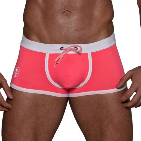 Neon Swim Trunks Pink - Size : XL