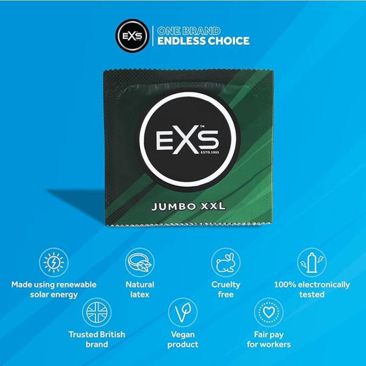 12 EXS Jumbo Condoms