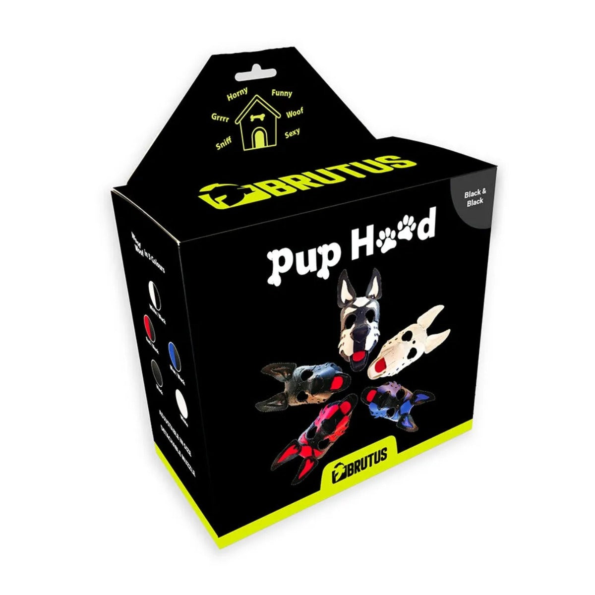 BRUTUS Vegan Pup Hood Black-Black