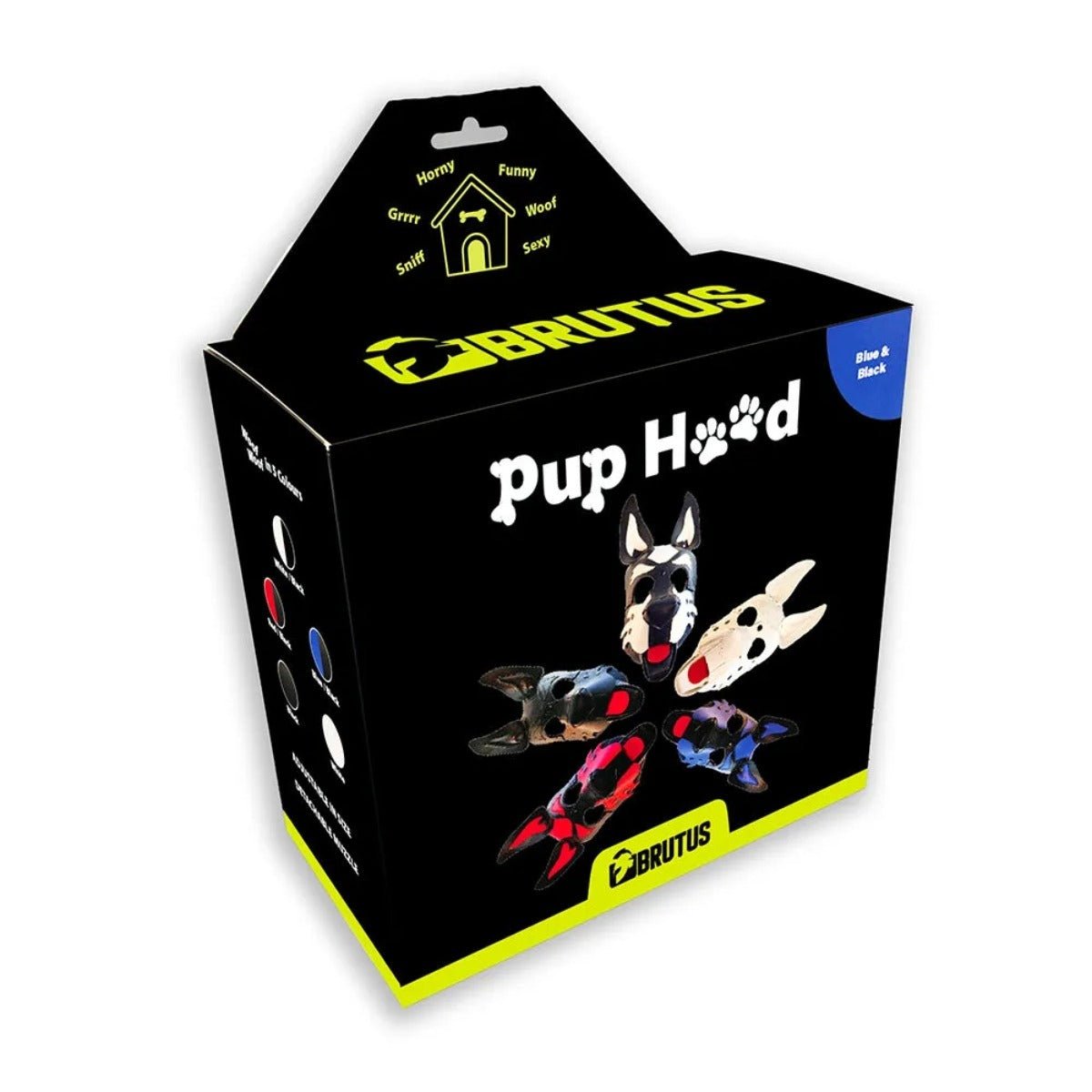 Brutus Vegan Pup Hood Black Blue