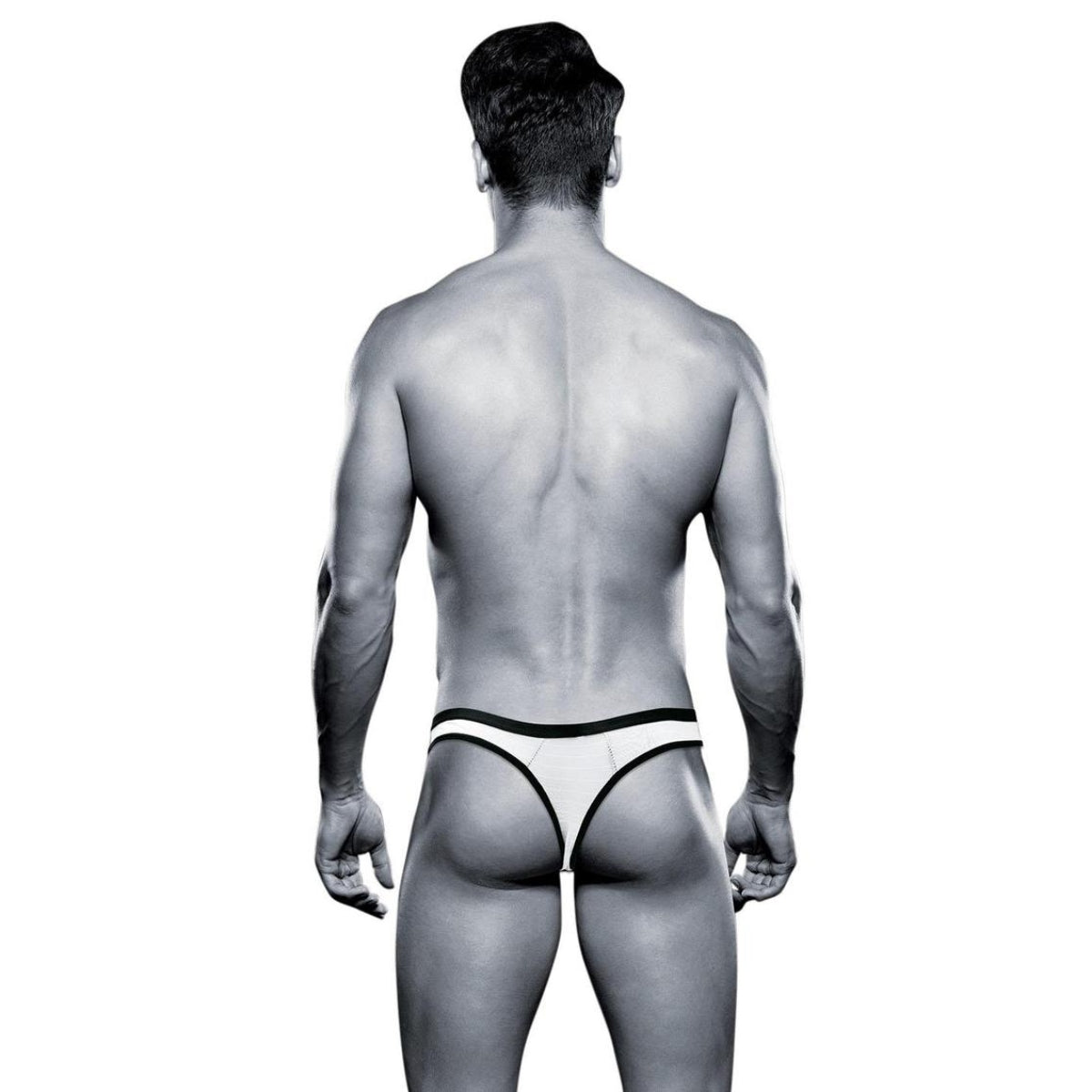 ENVY BAD BOY THONG - WHITE - M/L