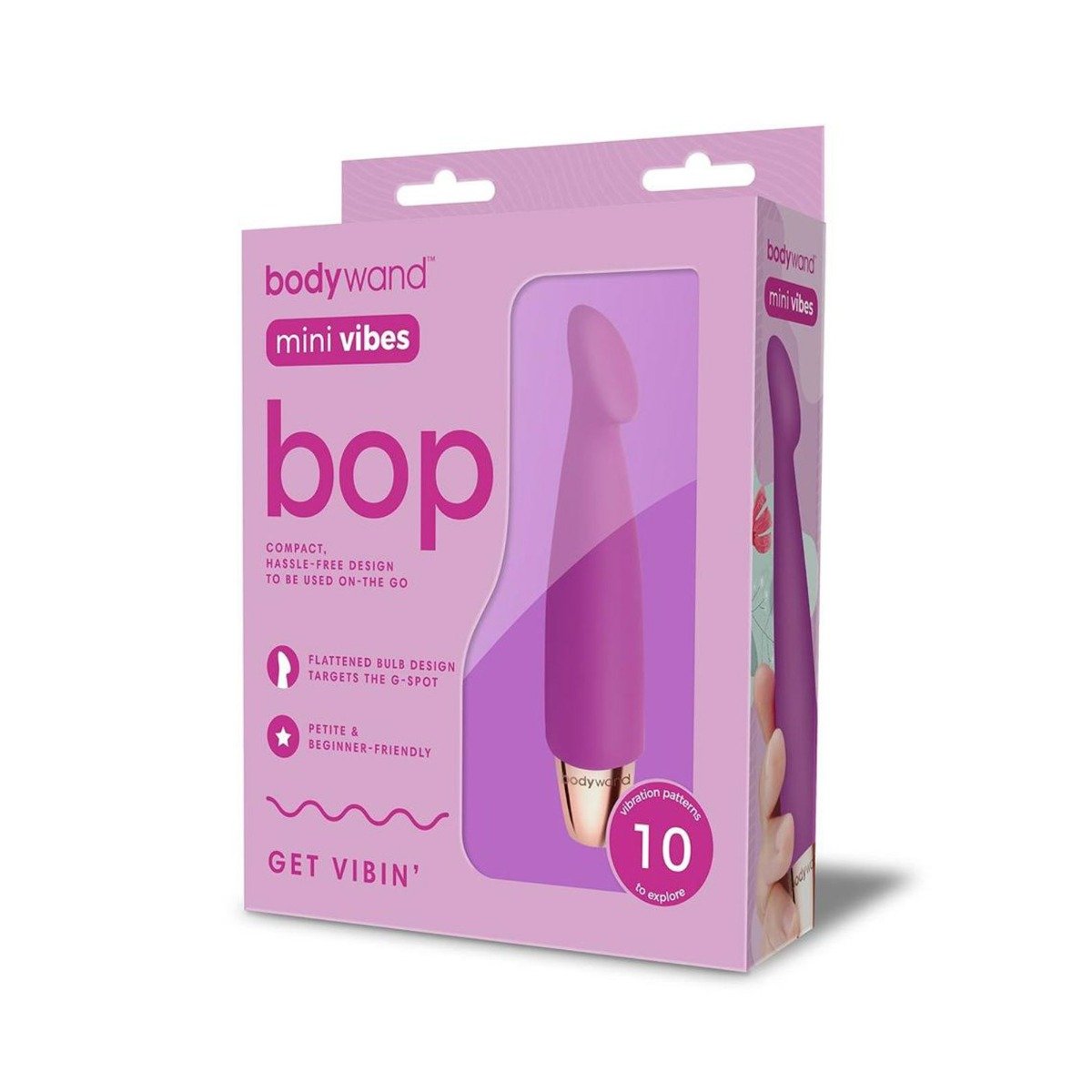 Bodywand Mini Vibes Bop Vibrator Purple
