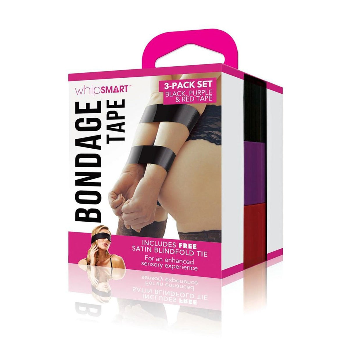 Whipsmart 150FT Bondage Tape With Silky Blindfold