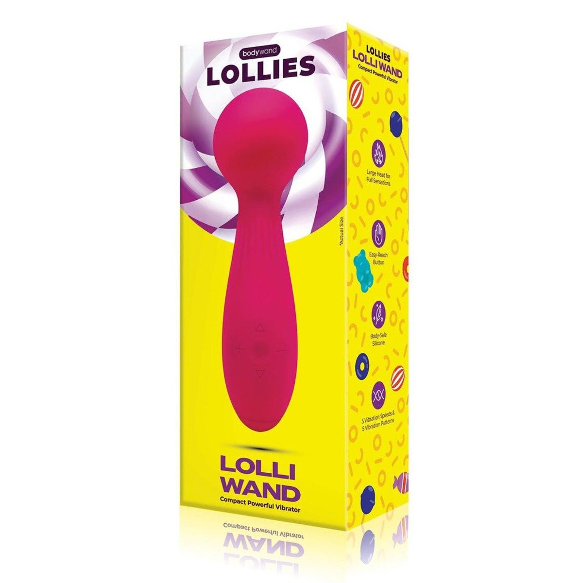 Bodywand Lollies Lolli Wand Massager Hot Pink