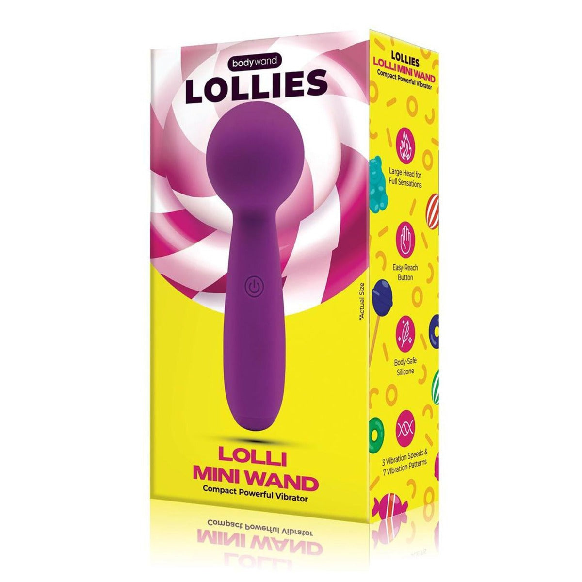 Bodywand Lollies Mini Lolli Wand Massager Purple
