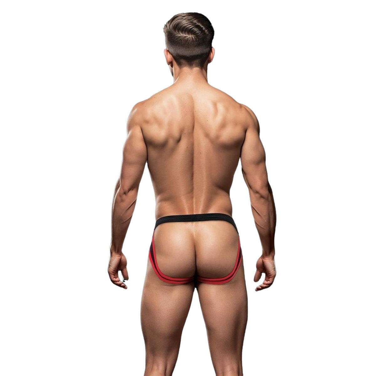 Envy Sport Mesh Jock-Black-M/L