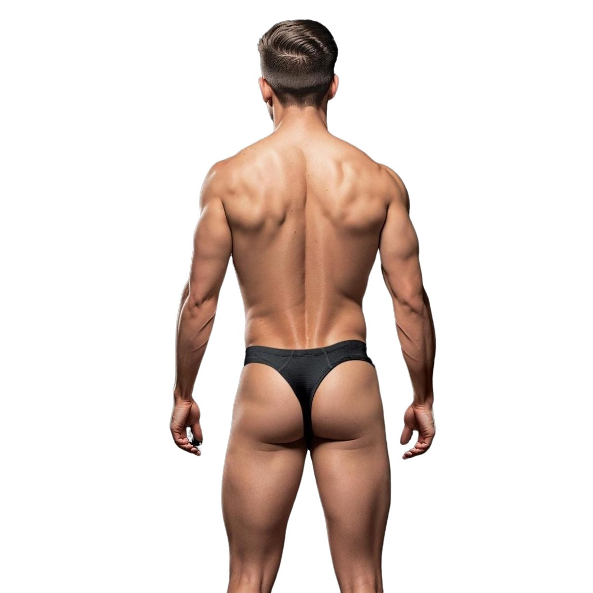 Envy Sexy Slinky Thong-Black-M/L