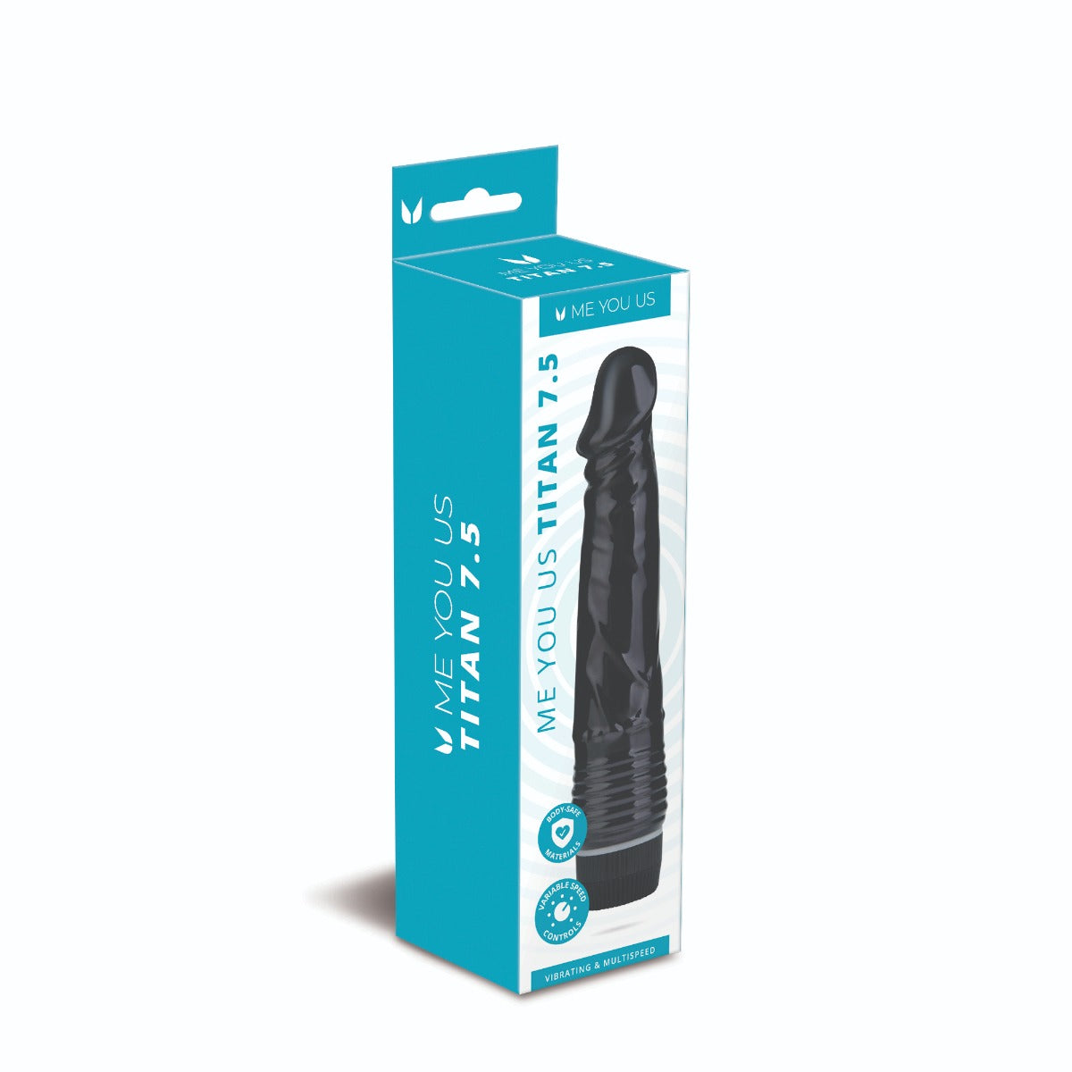 Me You Us Titan Realistic Vibrator Black