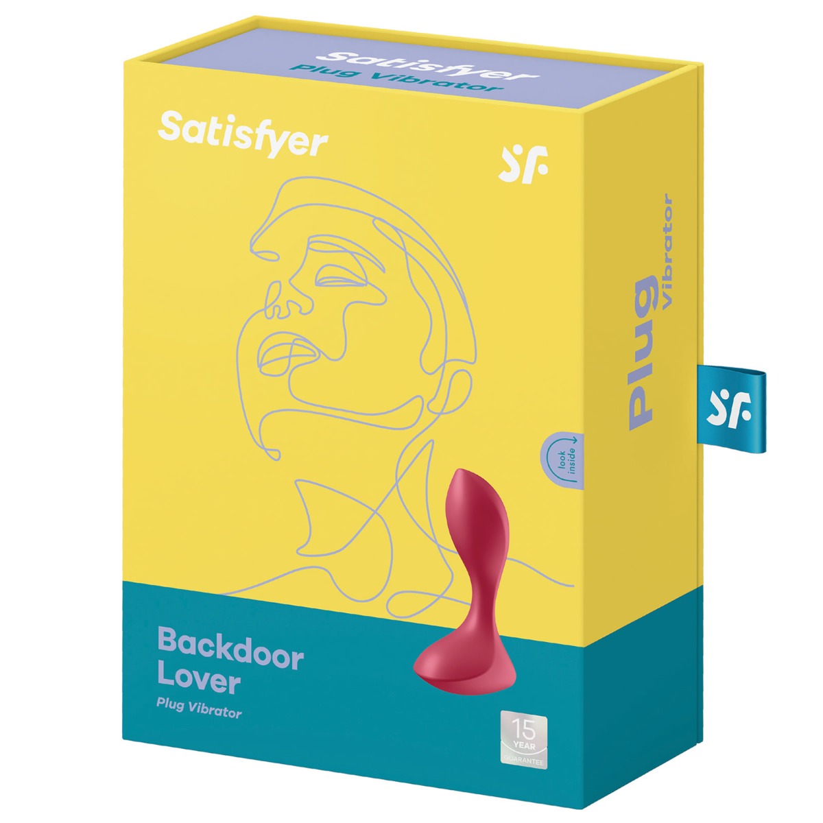 Satisfyer Backdoor Lover Butt Plug Red