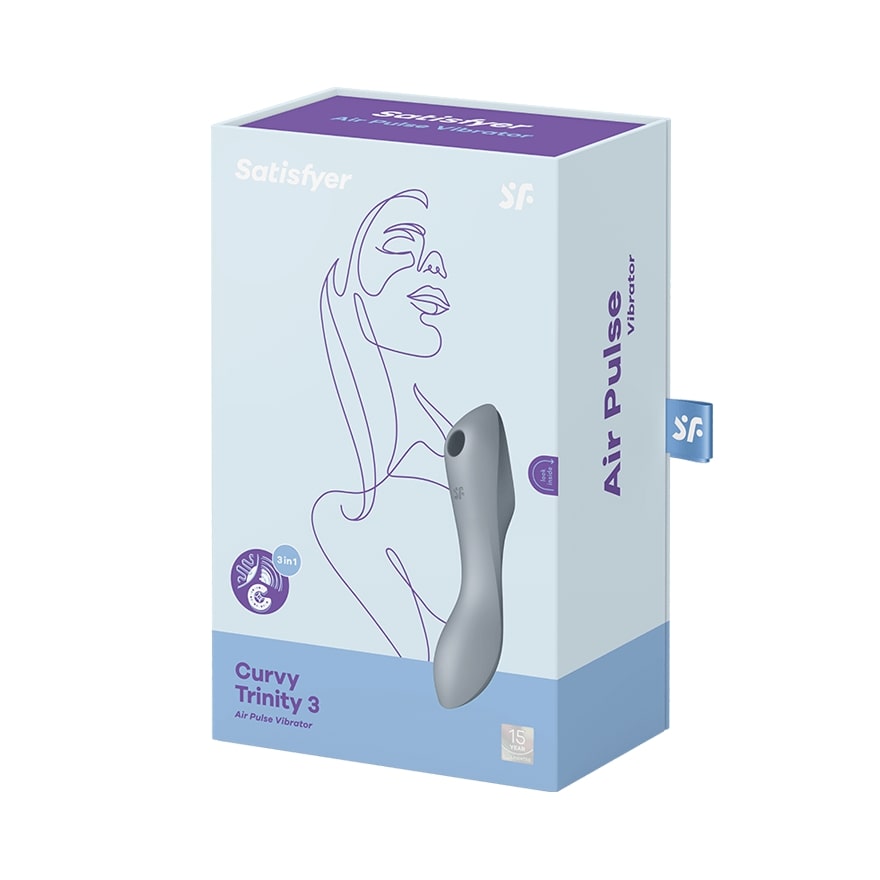Satisfyer Curvy Trinity 3 Vibrator bluegrey