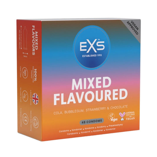 48 EXS Mixed Flavoured Condoms