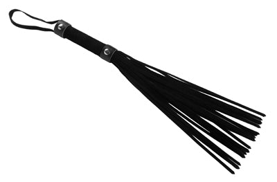 Strict Short Suede Flogger Black
