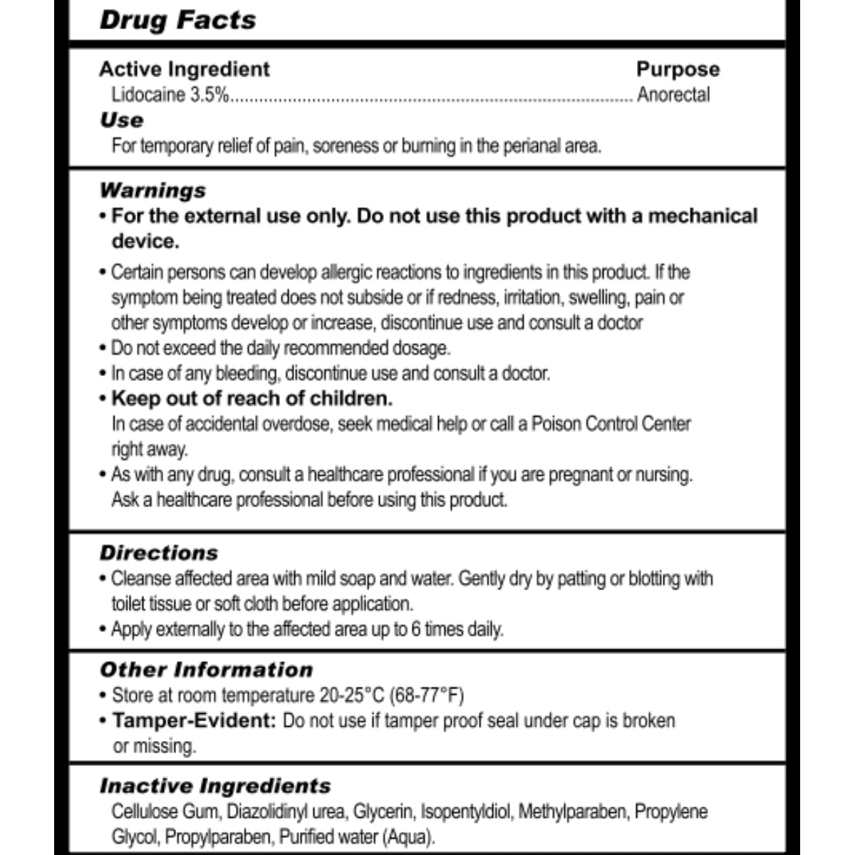 Master Series Numb Desensitizing Lube With Lidocaine 8oz