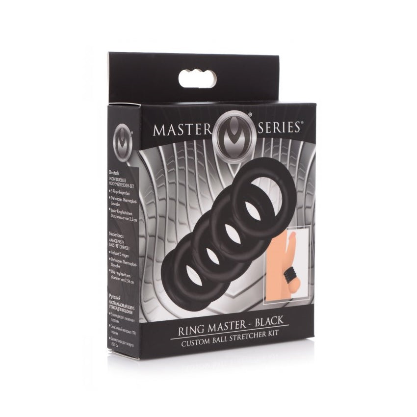 Master Series Ring Master Custom Ball Stretcher Kit Black