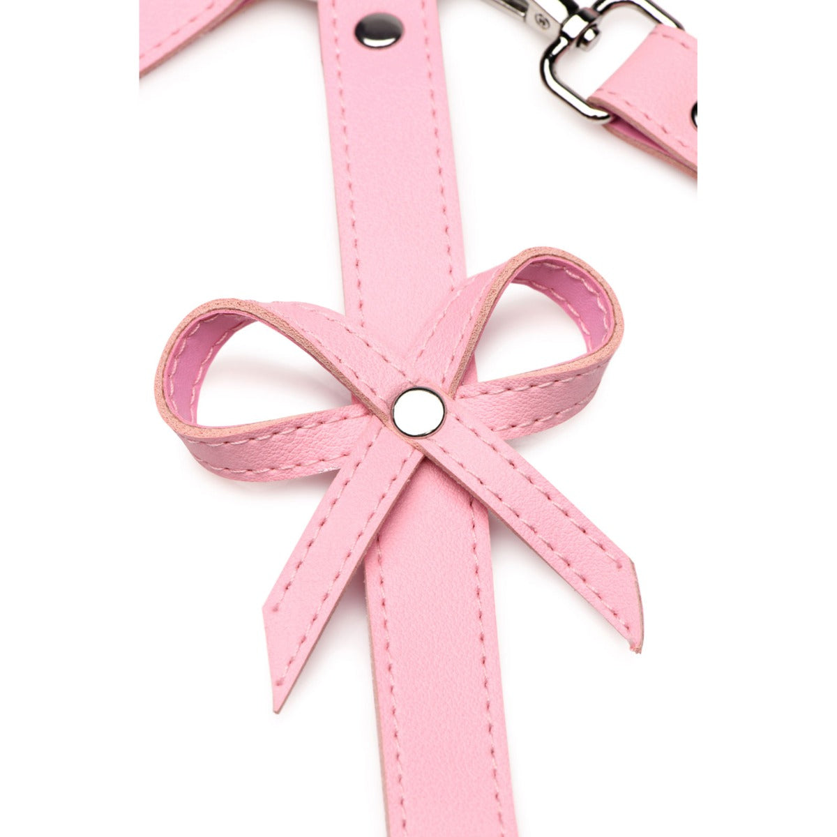 Strict Bondage Harness with Bows Pink ML