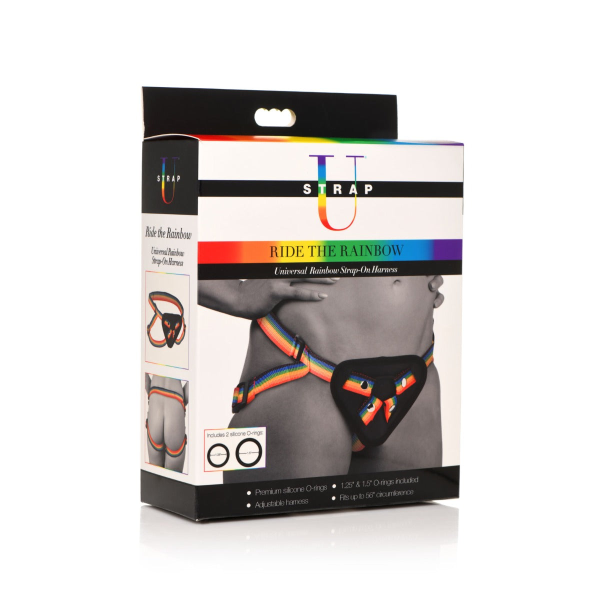 Strap U Ride the Rainbow Universal Rainbow Strap On Harness