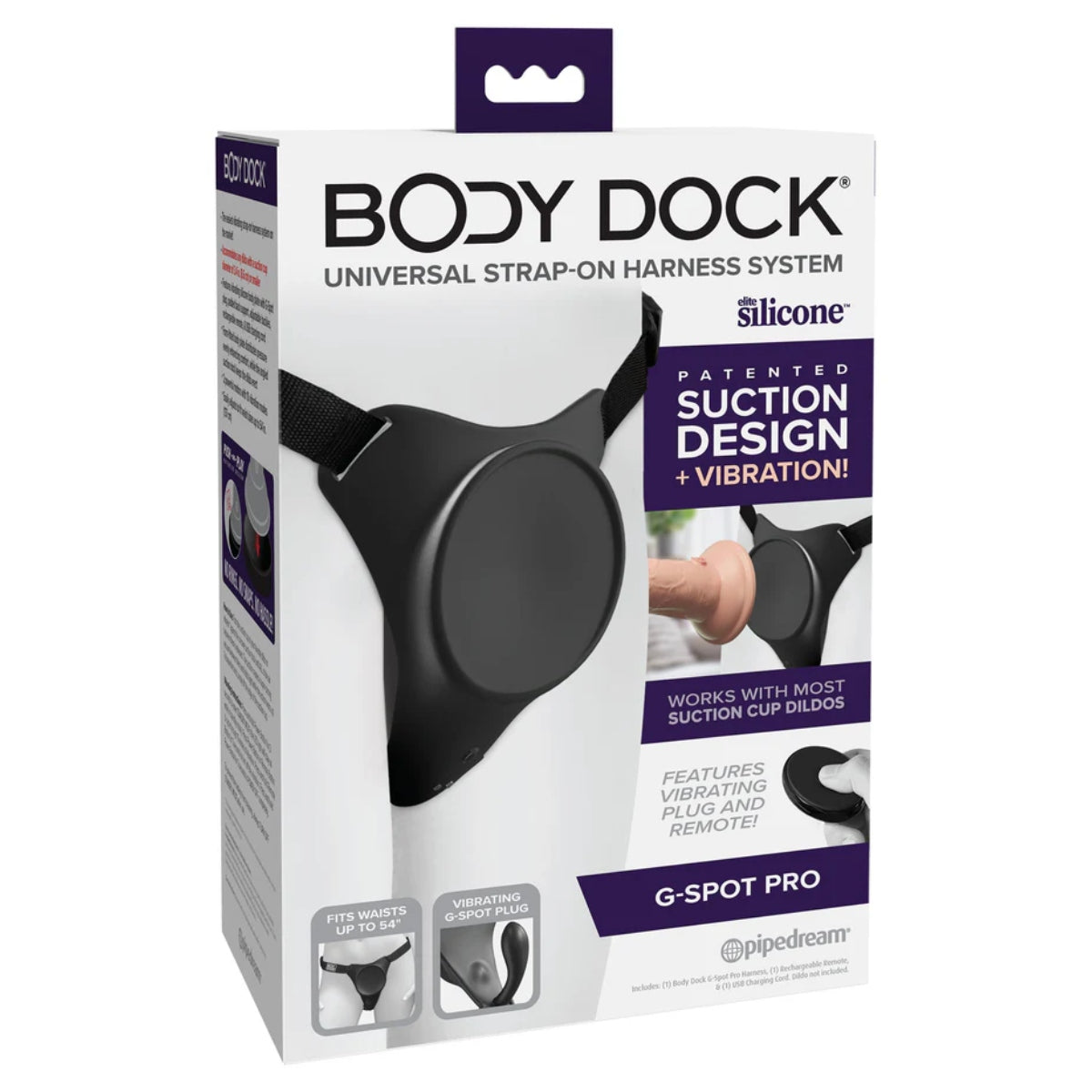 Body Dock King Cock Elite Deluxe Silicone Strap On Kit