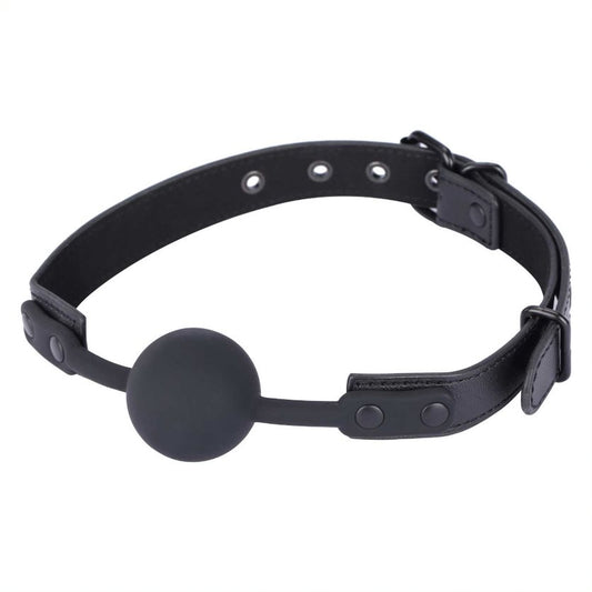 Me You Us Silicone Ball Gag Black