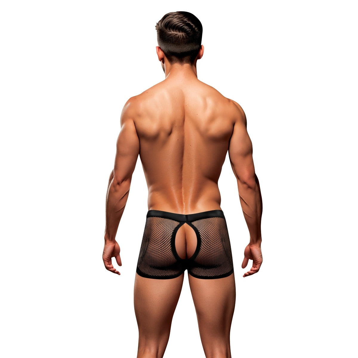 Envy Snap Down Mesh Boxer Brief Black SM