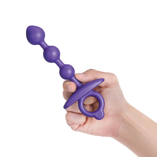 b-Vibe Butties Zip Silicone Anal Bead