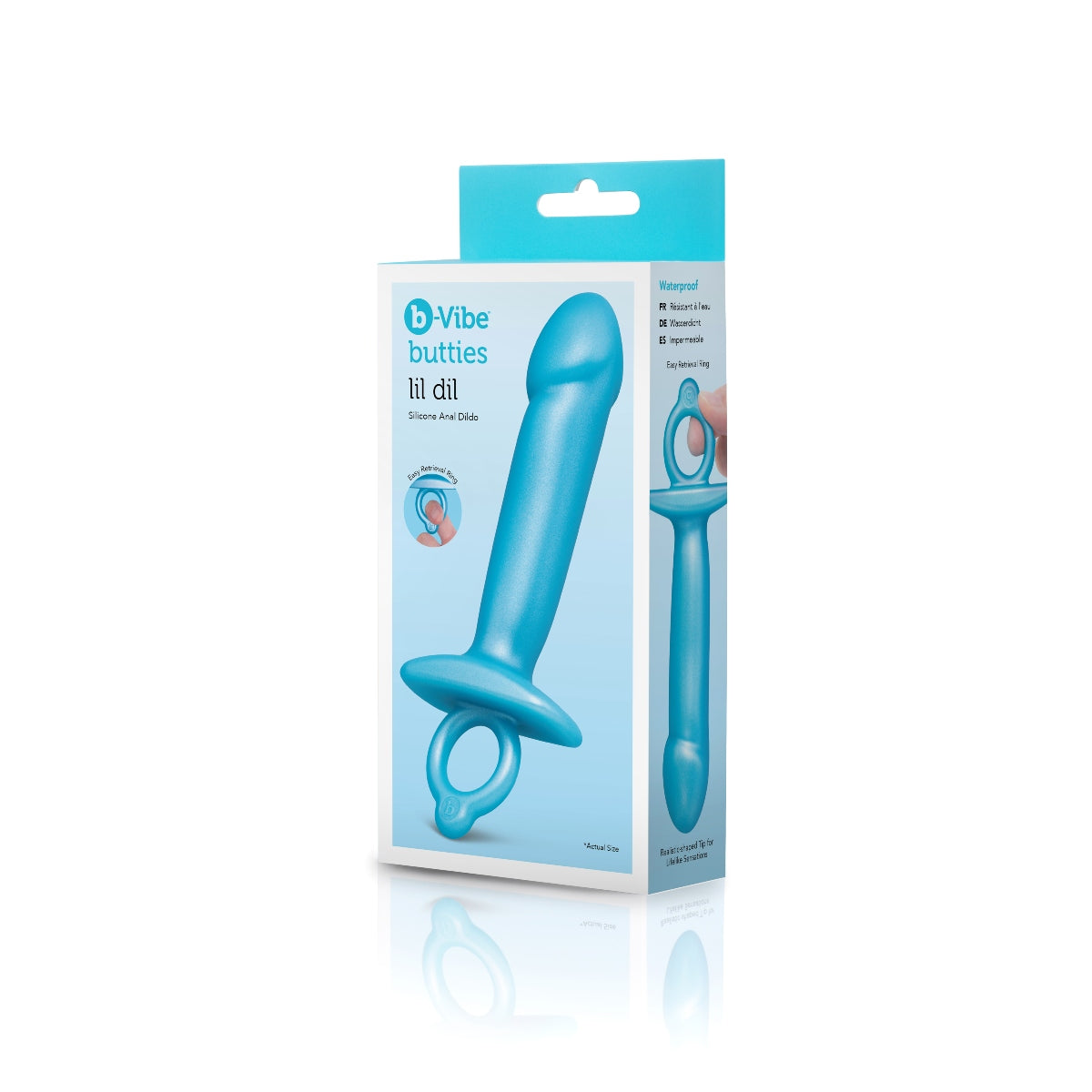 b-Vibe Butties Lil Dil Silicone Anal Dildo