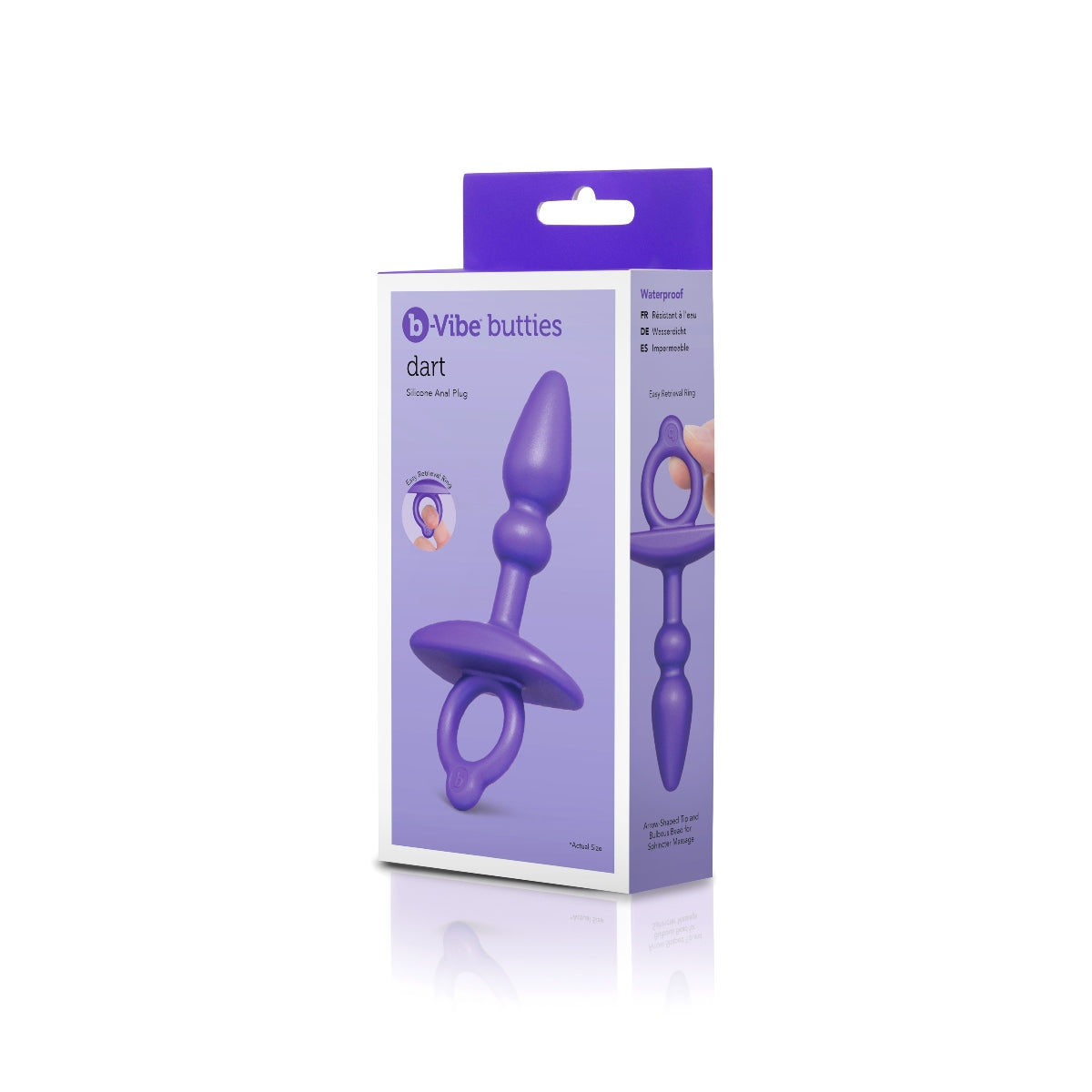 b-Vibe Butties Dart Silicone Anal Plug