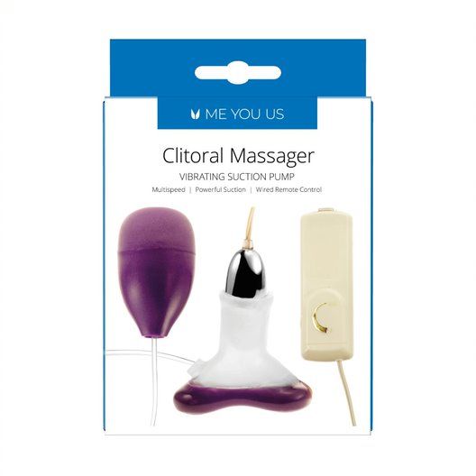 Me You Us Clitoral Masseuse Vibrating Clit Pump Transparent