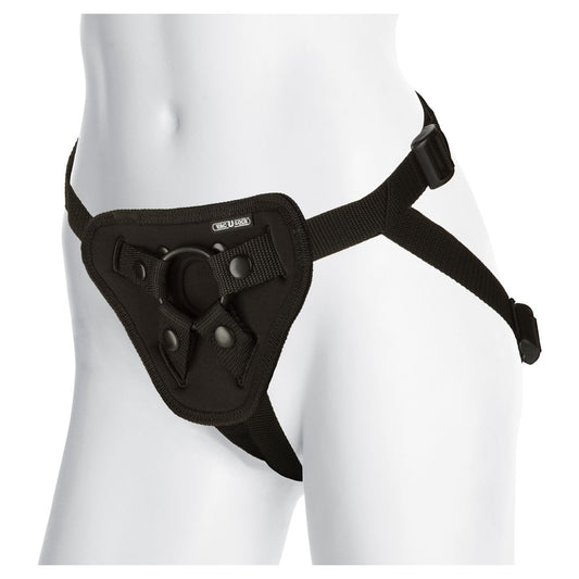 Doc Johnson Vac U Lock Platinum Luxe Harness With Plug Black