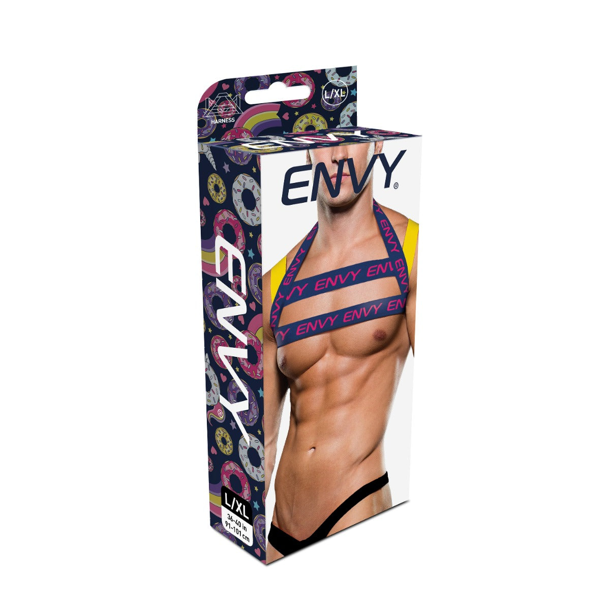 ENVY LOGO HARNESS - BLUE/YELLOW - L/XL