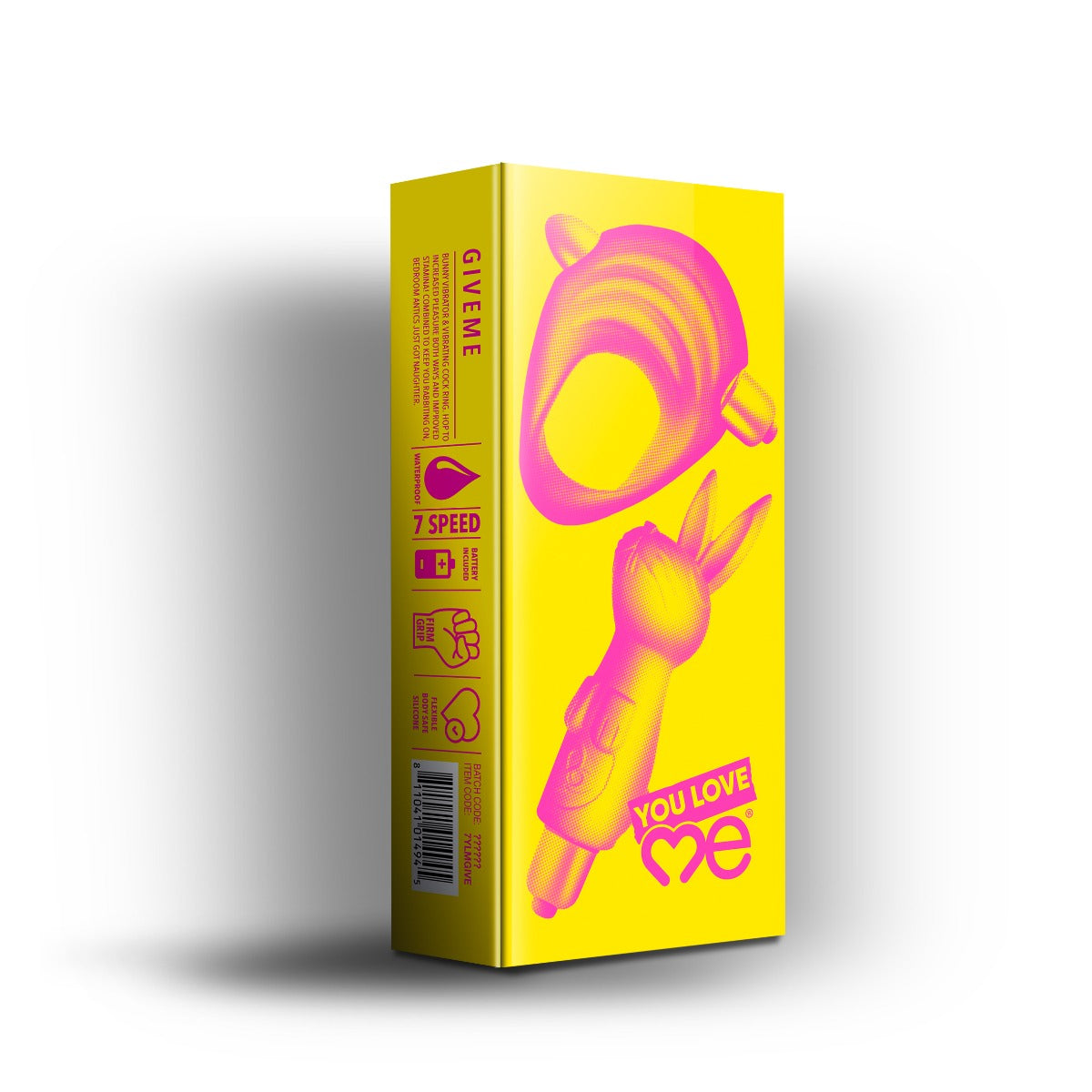 You Love Me Give Me Bunny Vibrator & Cock Ring Set Purple