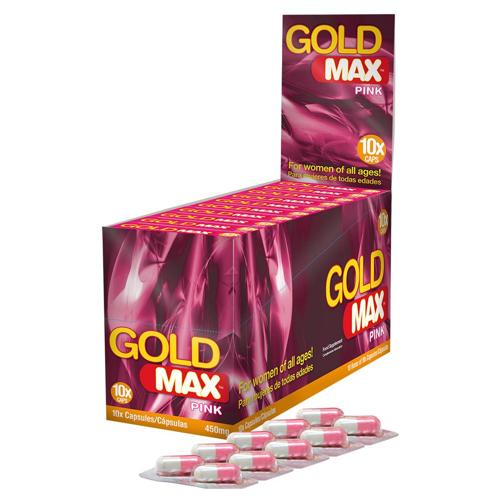 GoldMAX Libido Supplement 10 Pack For Women No Colour 450mg