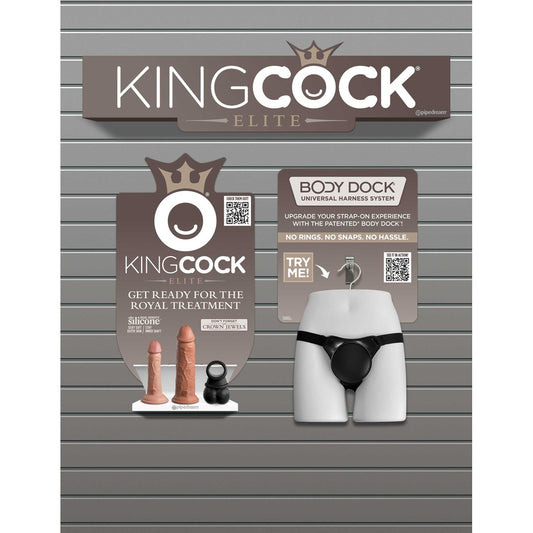 King Cock Elite & Body Dock POP Display