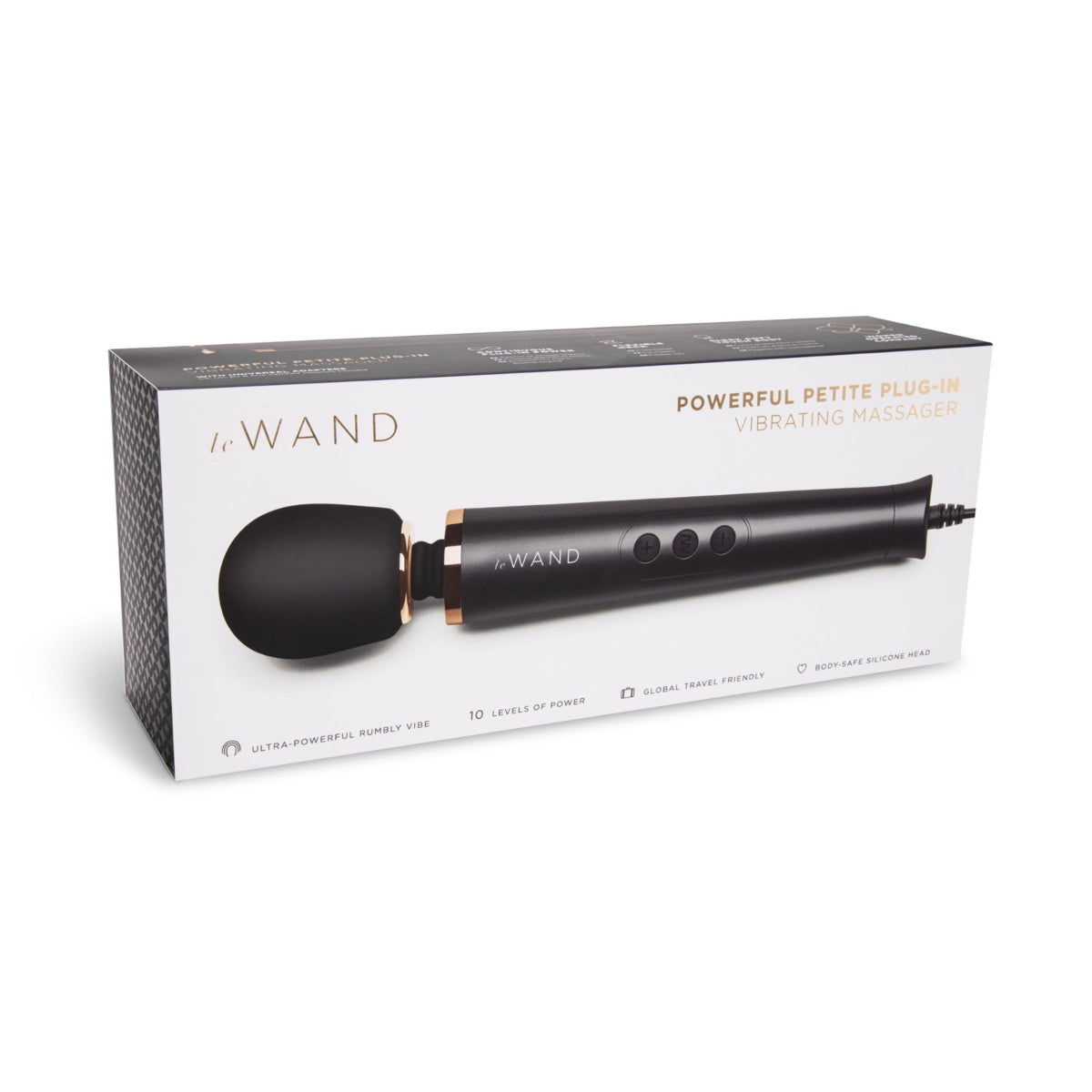 Le Wand Powerful Petite Plug In Black