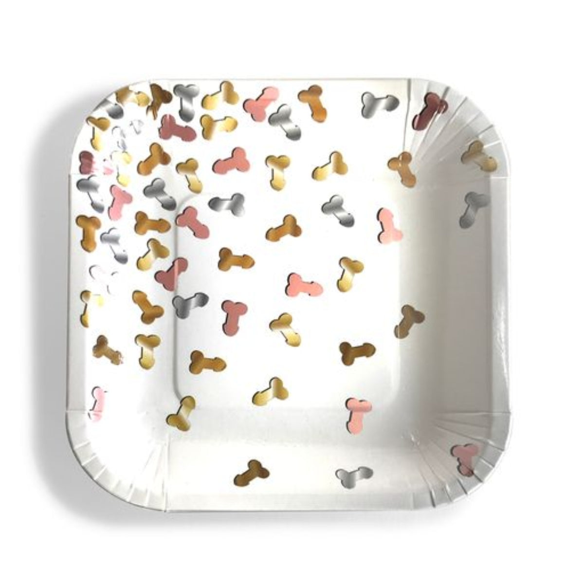 Little Genie Glitterati Penis Party Plates