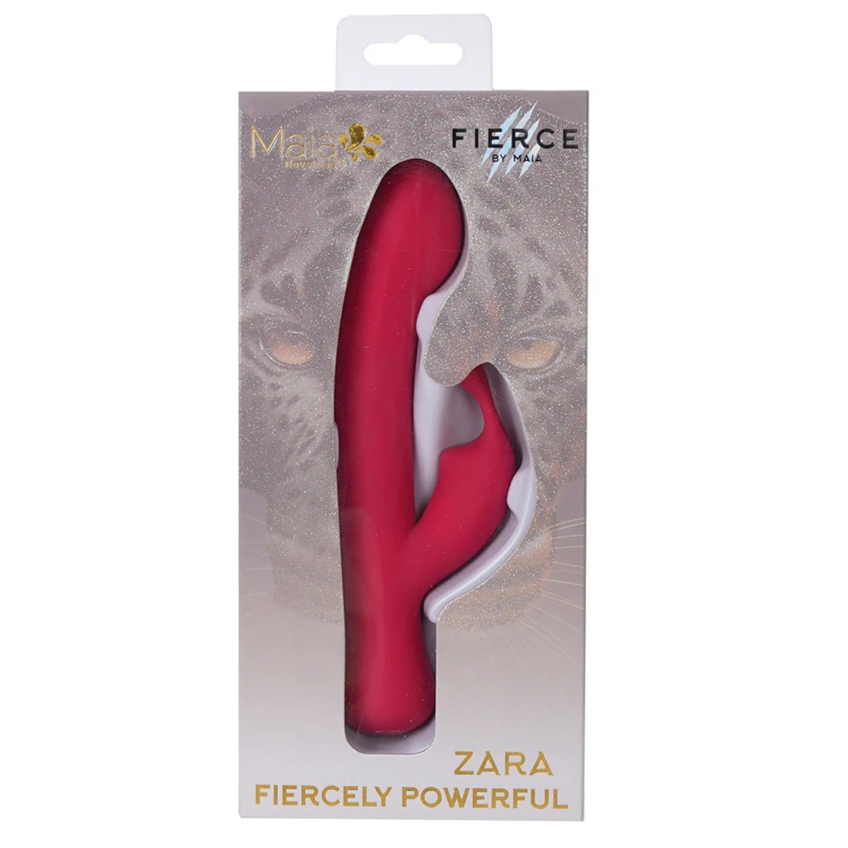 Maia Toys Zara 10 Function Rabbit Vibrator Red 4 Inch