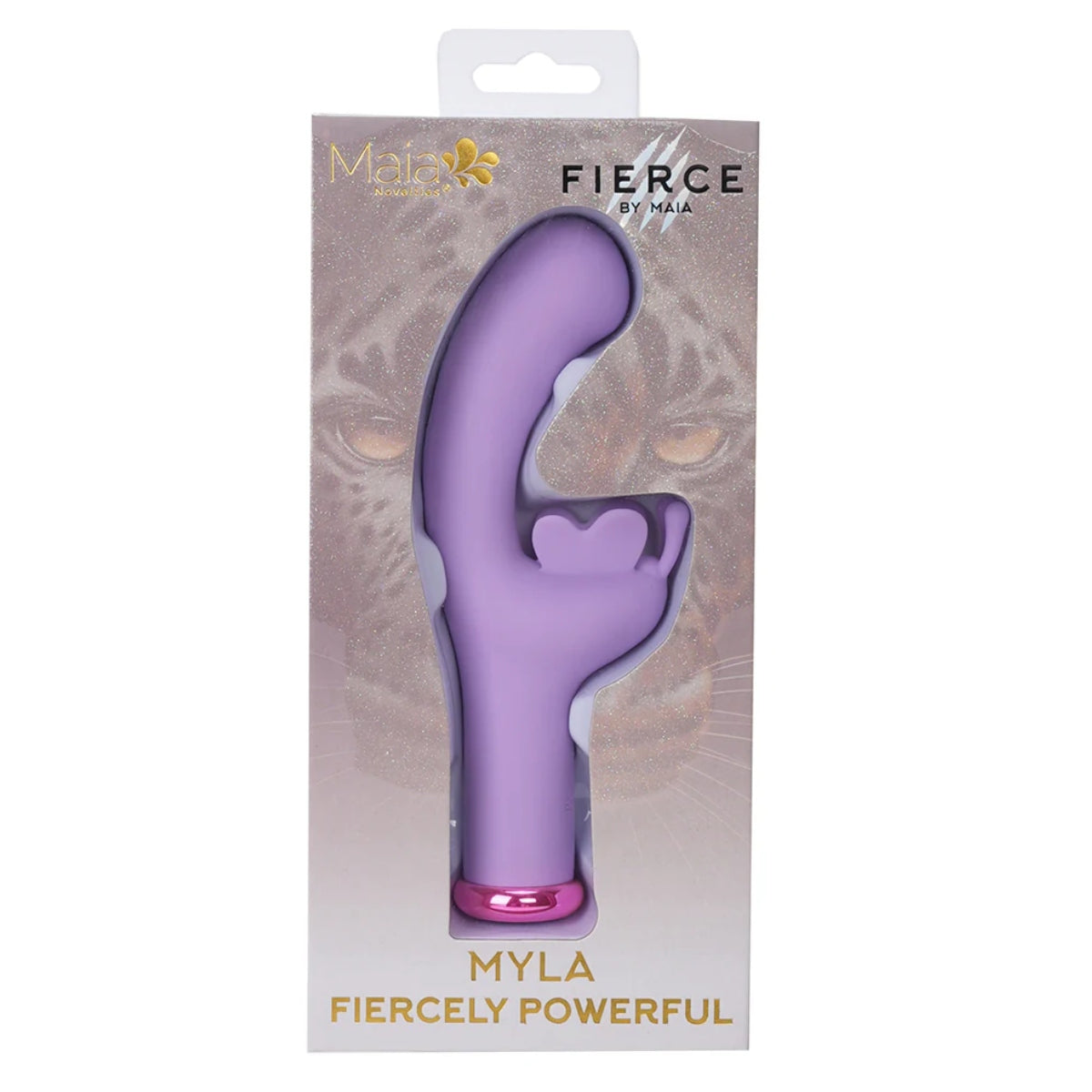 Maia Toys Myla 10 Function Butterfly G-Spot Vibrator Lavender 3 Inch