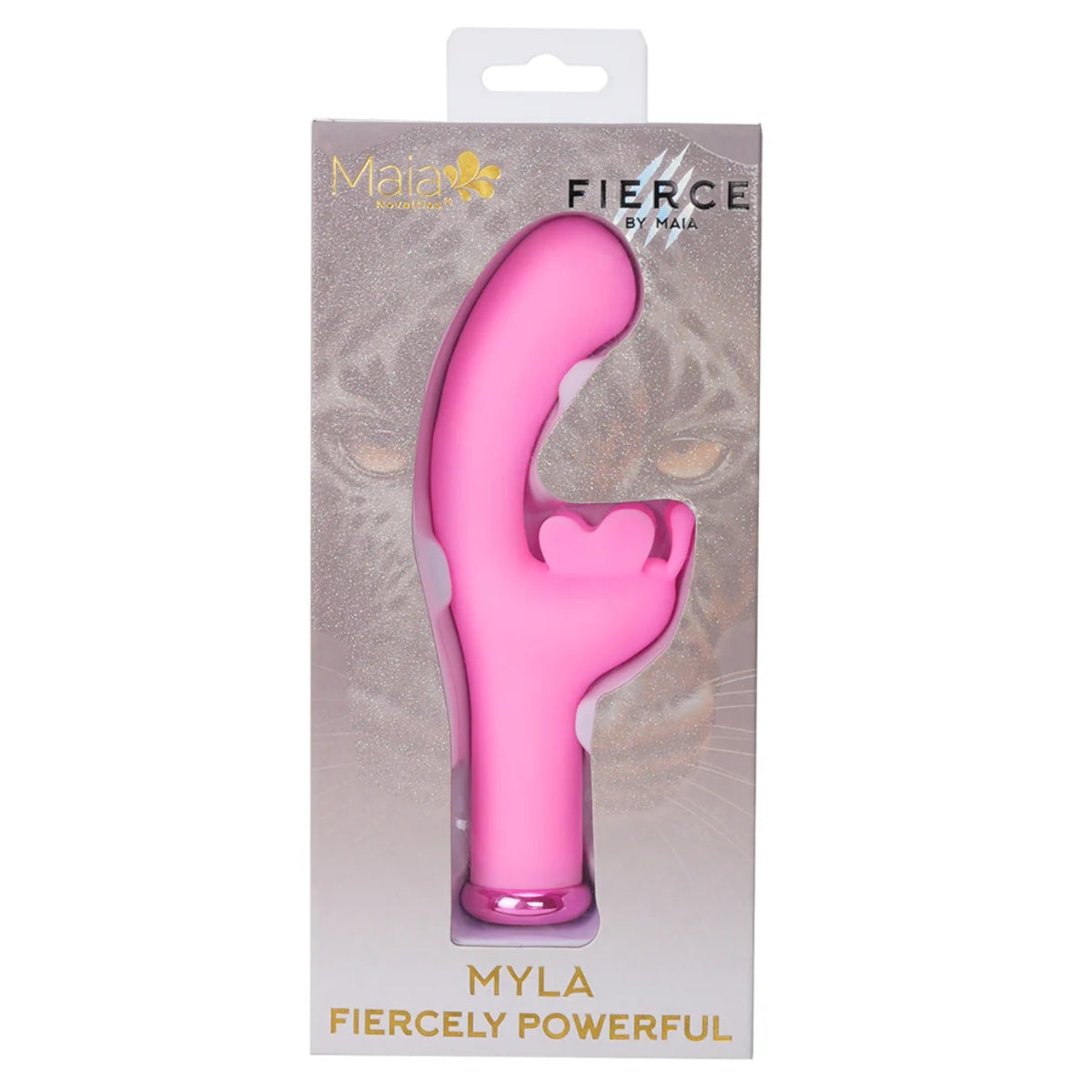 Maia Toys Myla 10 Function Butterfly G-Spot Vibrator Pink 3 Inch