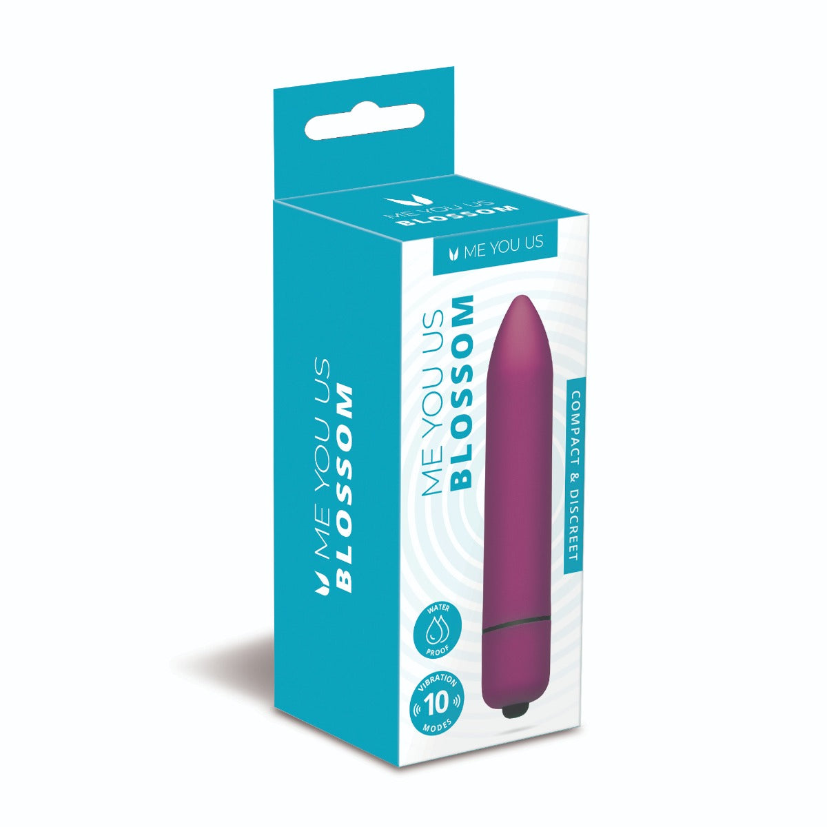 Me You Us Blossom 10 Mode Bullet Vibrator Purple